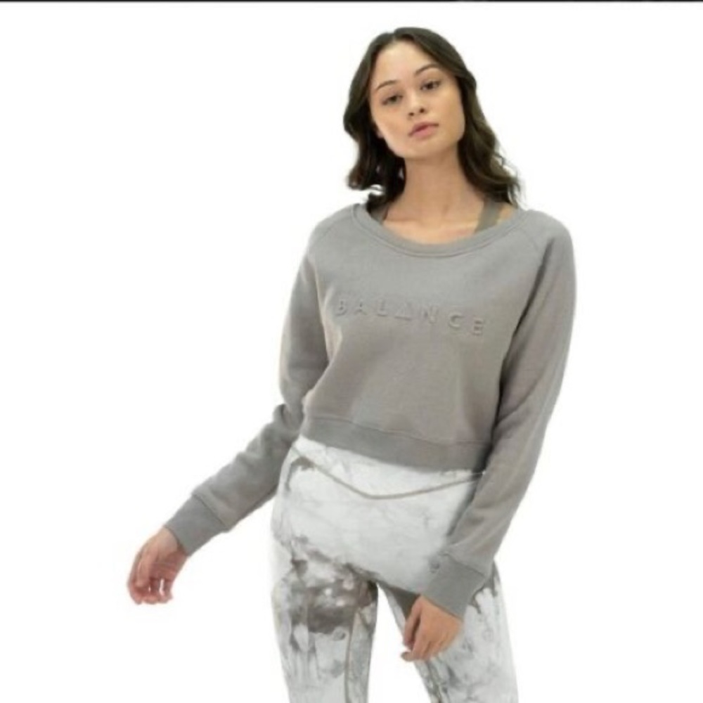 Balance Athletica cropped sweatshirt / vitality